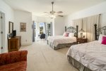 Down the Hall is the Queen Suite - Featuring Two Queen Beds and a Small Work Space for Can`t Miss Calls